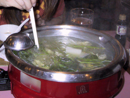 Phuket Patong beach suki chop stick