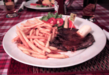 Phuket Karon beach Buffalo stake