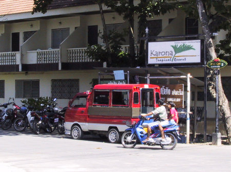 Phuket Karon beach Karona Tropical resort hotel