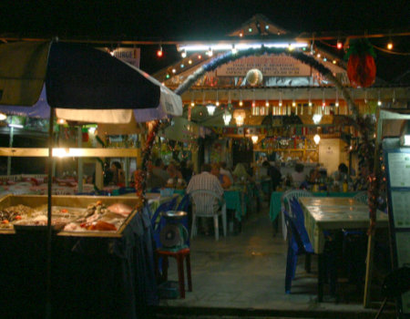 Phuket Karon beach Local restaurant