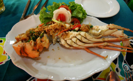 Phuket Karon beach Local restaurant