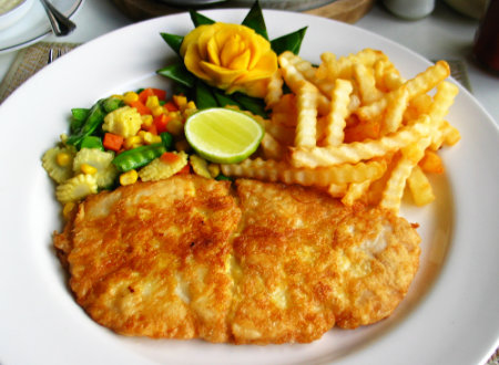 Phuket Karon beach on the rock restaurant