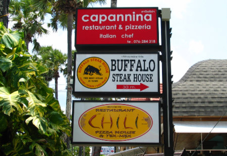 Phuket Kata beach Mexican restaurant Chili