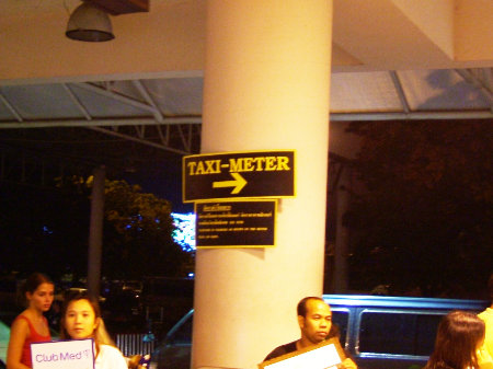 Phuket airport taxi meter