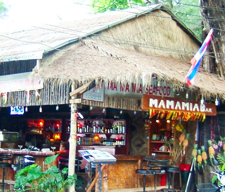 Phuket Nai Yang beach mamamia restaurant