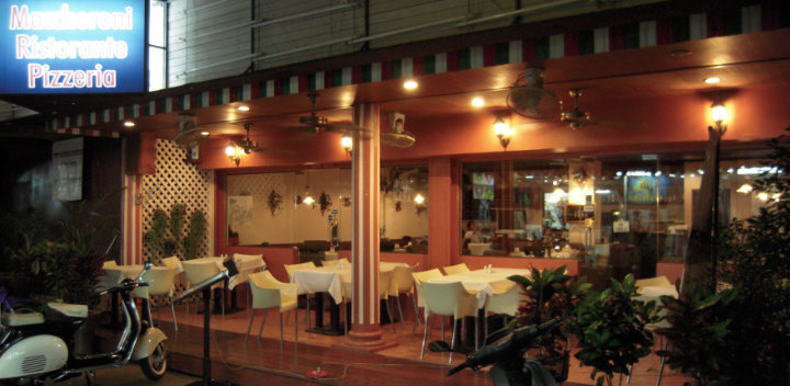 Phuket Patong beach Maccheroni italian restaurant