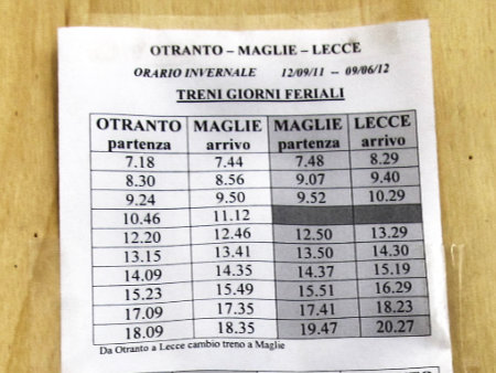 Italia Otranto station