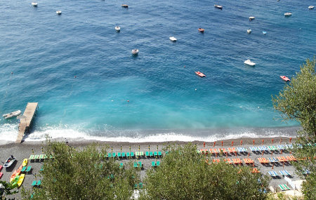 Italia Positano Fornillo beach