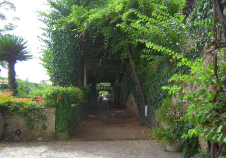 Italia ravello villa cimbrone