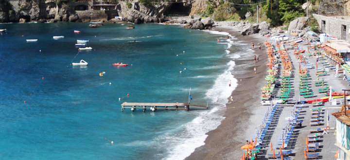 Italia Positano Fornillo beach
