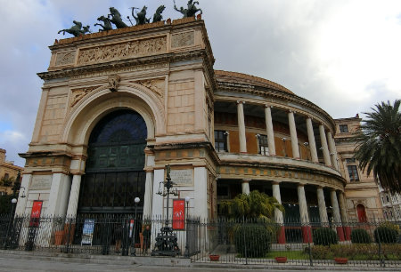 Italy Palermo Teatro politeama