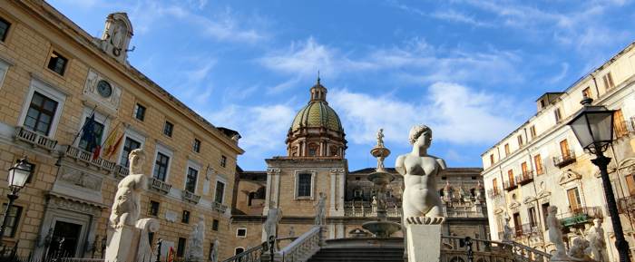 Italy Palermo Fontana Pretoria