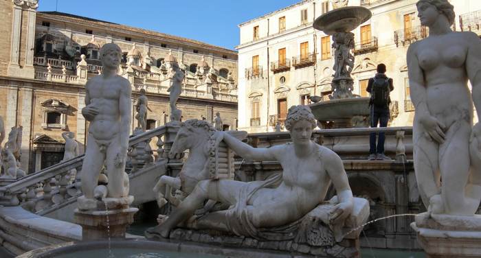 Italy Palermo Fontana Pretoria