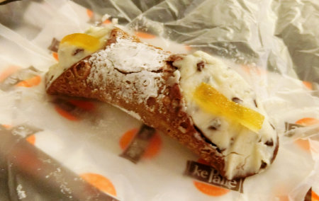 Italy Palermo cannolo